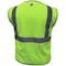 Ge Green Safety Vest W/Reflective Tape -2 POCKET 2XL GV076G2XL - alternate 2